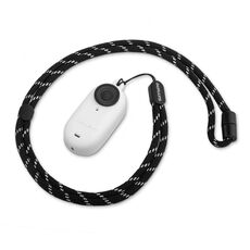 Custodia in silicone per fotocamera Insta360 Go 3 Sunnylife IST-BHT594 con copriobiettivo e tracolla (bianco)