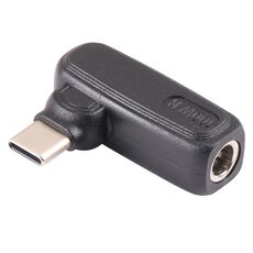 Connettore per adattatore per laptop da 100 W 5,5 x 2,1 mm da femmina a USB-C/tipo C maschio