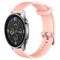 Per Xiaomi Mi Watch Color 22mm Cinturino in silicone testurizzato con diamanti (rosa)