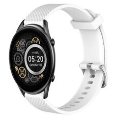 Per Xiaomi Haylou RT2 LS10 Cinturino per orologio in silicone testurizzato con diamanti da 22 mm (bianco)