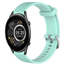 Per Xiaomi Haylou RT2 LS10 Cinturino per orologio in silicone testurizzato con diamanti da 22 mm (verde acqua)