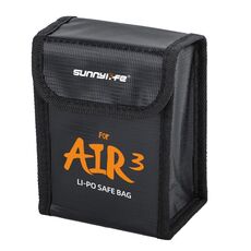 Per DJI Air 3 Sunnylife Batteria Custodia sicura antideflagrante Borsa protettiva Li-Po per batterie 2 pezzi