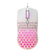 Mouse cablato luminoso colorato HXSJ S500 3600 DPI, lunghezza cavo: 1,5 m (rosa)
