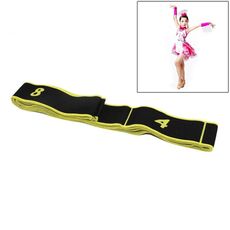 Bambini 8 Lattice Yoga Stretch Band Dance Elastic Band Resistance Band (giallo)