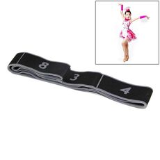 Bambini 8 Lattice Yoga Stretch Band Dance Banda elastica Banda di resistenza (grigio)
