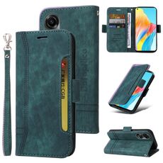 Per OPPO A78 4G BETOPNICE Custodia in pelle con fibbia a doppio lato (verde)