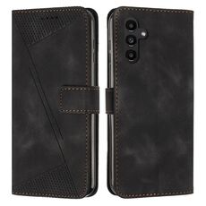 Custodia in pelle per Samsung Galaxy S23 FE 5G Dream Triangle con cordino (nero)