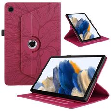 Per Lenovo Tab M10 Plus 10.6 3rd Gen Tree Life Custodia per tablet in pelle con rotazione in rilievo (rosso)