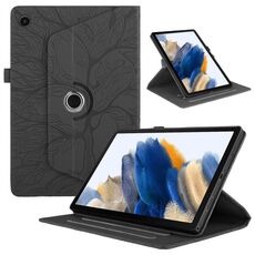 Per Lenovo Tab M10 Plus 10.6 3rd Gen Tree Life Custodia per tablet in pelle con rotazione in rilievo (nero)