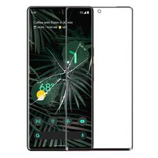 Per Google Pixel 6 Pro Lente in vetro esterno per schermo anteriore con adesivo otticamente trasparente OCA