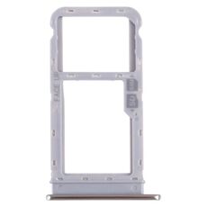 Vassoio scheda SIM veloce per Motorola Moto G + vassoio scheda Micro SD (argento)
