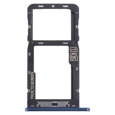 Per Motorola Moto G7 Power Vassoio scheda SIM + Vassoio scheda Micro SD (blu)