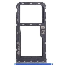 Vassoio scheda SIM per Motorola Moto G Power 2021 + vassoio scheda Micro SD (blu)