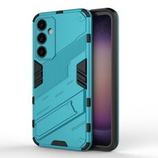 Per Samsung Galaxy S23 FE 5G Punk Armor 2 in 1 PC + custodia per telefono antiurto in TPU con supporto invisibile (blu)