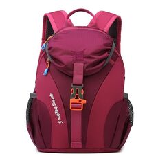 Zaino da viaggio per bambini da 5 litri Zaino per scuola elementare per asilo (rosa rosso)