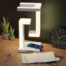 Lampada da tavolo antigravità sospesa modello di ricarica wireless Decorazione domestica a luce LED