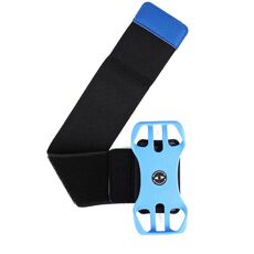 Borsa da braccio sportiva per cellulare con cinturino da polso ampio rimovibile a quattro artigli Borsa da braccio sportiva per telefono da 4,5-7 pollici (blu)