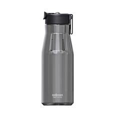 Nobvan Magic Ball Magnetic Bomb Tea Warehouse Tritan Tazza sportiva di grande capacità, Stile: 1200 ml (Grigio)