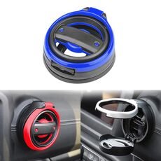 Per Wrangler JK 2007-2017 JL / JT 2018+ Auto Aria Condizionata Air Vent Portabicchieri (Blu)