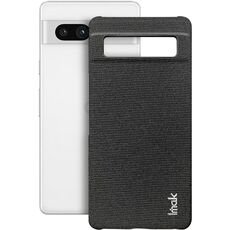 Per Google Pixel 7a serie imak Ruiyi Texture in tessuto PU + custodia per telefono PC (nera)
