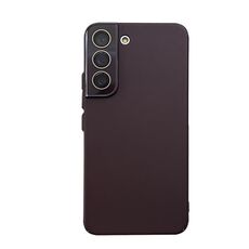 Per Samsung Galaxy S22+ 5G Custodia rigida in pelle per PC con olio all-inclusive (marrone)