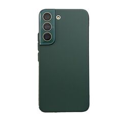 Per Samsung Galaxy S22+ 5G Custodia rigida in pelle per PC con olio all-inclusive (verde)