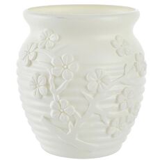 Vaso idroponico in PE per la casa, contenitore per composizioni floreali bagnate e secche (bianco latte)