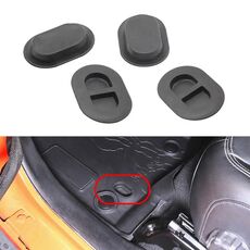 Per Jeep Wrangler JL 2018-2020 Tappo in gomma con foro di scarico per tappetino 4 in 1