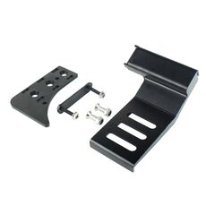 Per Jeep Wrangler JL 2018-2019 Pedale poggiapiedi sinistro in metallo curvo per modifica auto