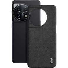 Per OnePlus 11 5G imak Ruiyi Series Texture in tessuto PU + custodia per telefono PC (nera)