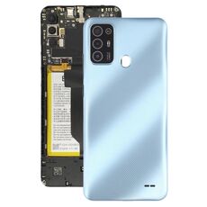 Per la copertura posteriore della batteria ZTE Blade A52 (blu)