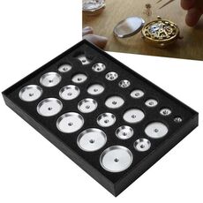 25 pz/set Orologio In Alluminio Fondello Più Vicino Presse Muore Strumento di Riparazione Dell'orologio