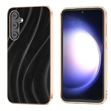 Per Samsung Galaxy S23 FE 5G Nano Galvanotecnica Modello Galattico Custodia protettiva per telefono (Nero)