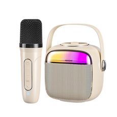 Altoparlante Bluetooth mini karaoke WK D43 (beige)