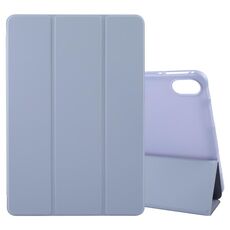 Custodia per tablet in pelle pieghevole a 3 colori tinta unita per Huawei MatePad 2023 / Air 11.5 (lavanda)