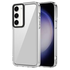 Per Samsung Galaxy S23 5G Custodia per telefono antiurto in acrilico trasparente + TPU (trasparente)
