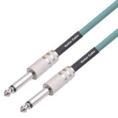 Cavo audio per chitarra elettrica mono maschio-maschio con spina da 6,35 mm 3045GR, lunghezza: 1 m