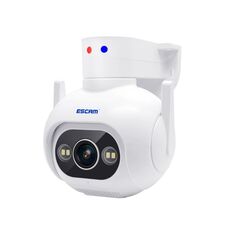 ESCAM PT304 HD 4MP Rilevamento umanoide Tracciamento Connessione WiFi Allarme sonoro Visione notturna intelligente Telecamera H.265 (spina UK)