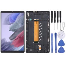 Per Samsung Galaxy Tab A7 Lite SM-T220 WiFi Edition Schermo LCD originale digitalizzatore assemblaggio completo con cornice (nero)