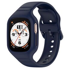 Per Honor Watch 4 cinturino in silicone integrato completamente chiuso (blu inchiostro)