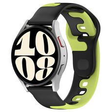 Per cinturino in silicone bicolore GarminMove Trend da 20 mm (nero + verde)
