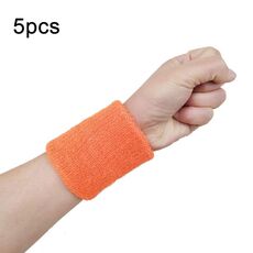 10 pz 8x8 cm Donna Uomo Cotone Tinta Unita Sport Fasce Brace Avvolge Protezioni (Arancione)