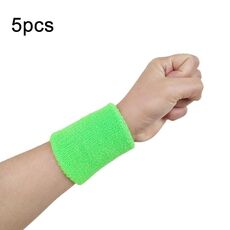 10 pz 8x8 cm Donna Uomo Cotone tinta unita Sport Fasce Brace Avvolge Protezioni (Verde)