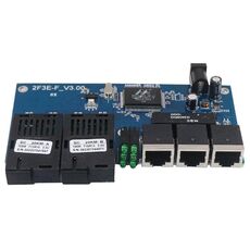 Ricetrasmettitore in fibra 100 Mbps AB-PCBA con 2 porte in fibra + 3 porte Ethernet