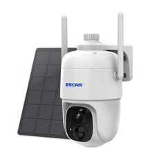 ESCAM G24 3MP WiFi Smart Night Vision Citofono vocale bidirezionale Supporto telecamera solare Full HD Riconoscimento AI Allarme PIR