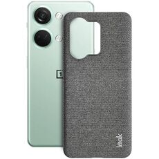 Per OnePlus Ace 2V / Nord 3 5G serie imak Ruiyi Texture in tessuto PU + custodia per telefono PC (grigio scuro)