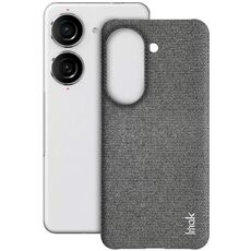 Per Asus Zenfone 9 / Zenfone10 5G imak Ruiyi Series Texture in tessuto PU + custodia per PC (grigio scuro)