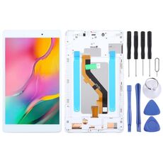 Per Samsung Galaxy Tab A 8.0 2019 SM-T290 WiFi Edition Schermo LCD originale digitalizzatore assemblaggio completo con cornice (bianco)