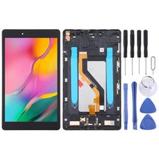 Per Samsung Galaxy Tab A 8.0 2019 SM-T295 LTE Edition Schermo LCD originale digitalizzatore assemblaggio completo con cornice (nero)