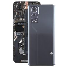 Per ZTE Axon 30 5G A2322 Cover posteriore batteria con copriobiettivo fotocamera (nero)